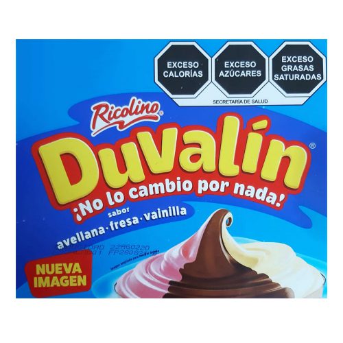 Duvalín Tri-Sabor 3 sabores Avellana Fresa Vainilla