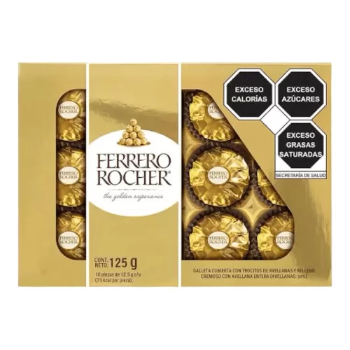 Ferrero Rocher 10 Pack Estuche Dulcería El Apapacho Dulces Chocolates