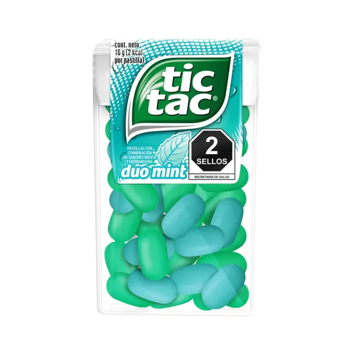 Tic Tac Duo Mint 12 Dulcería El Apapacho Dulces Chocolates