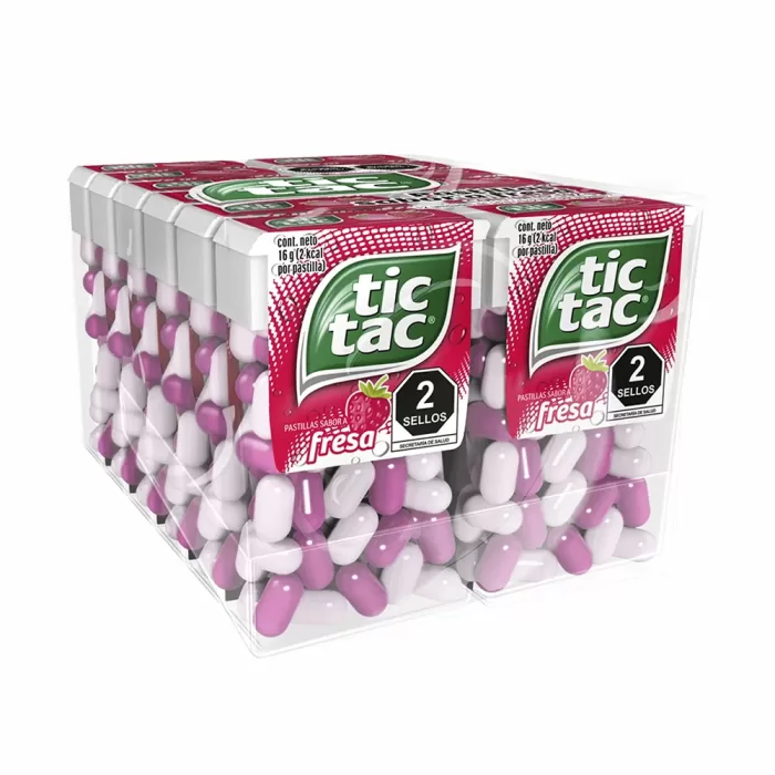 Tic Tac Fresa 12 Dulcería El Apapacho Dulces Chocolates