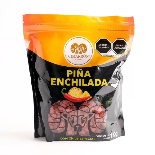 Piña Enchilada Cimarrón 1Kg Dulcería El Apapacho