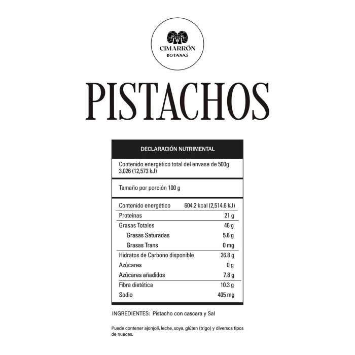 Pistachos pistaches Botanas Cimarrón Dulcería El Apapacho